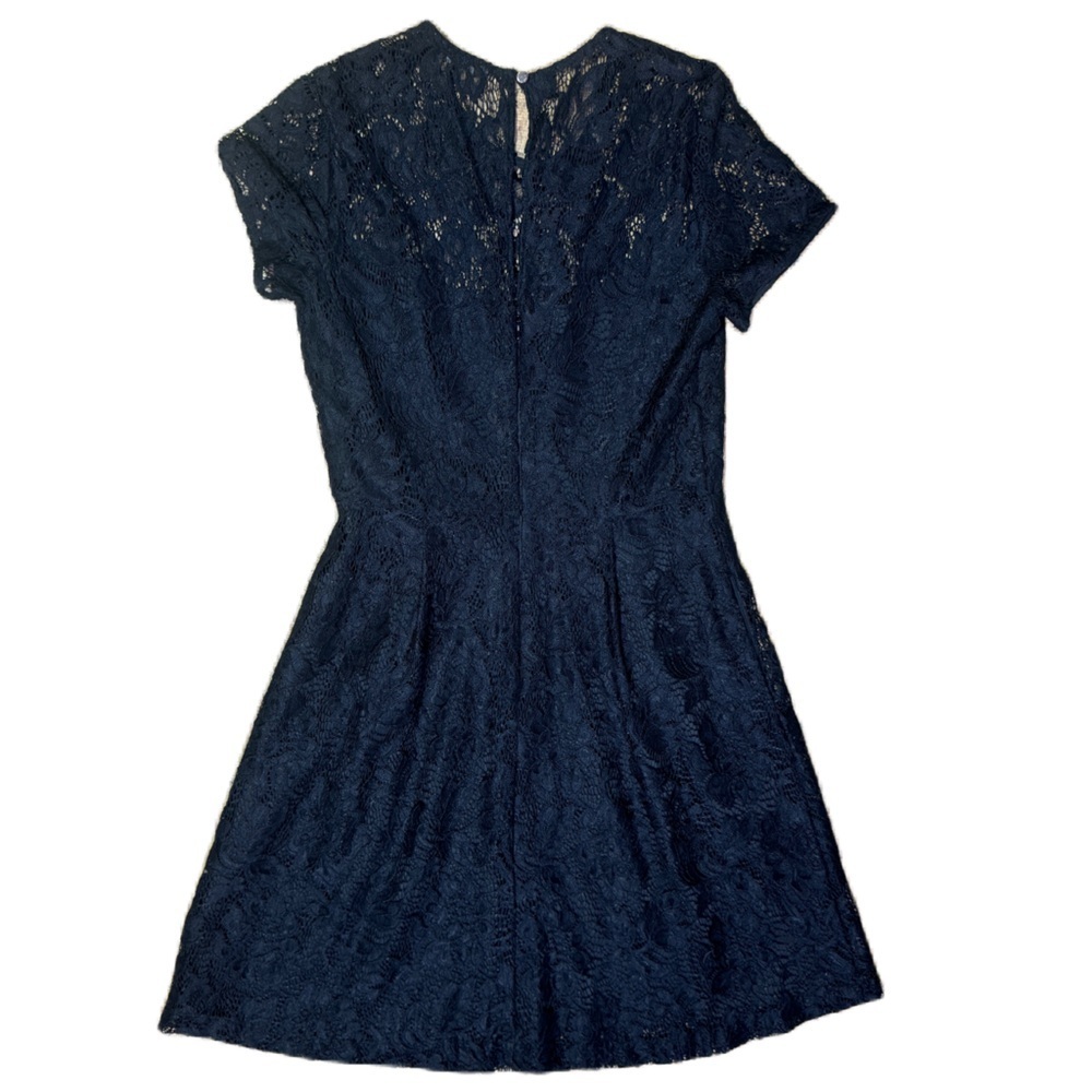 RW&Co Black Lace Dress Size Small Back Zipper Closure Cut Out Detail Like New$21